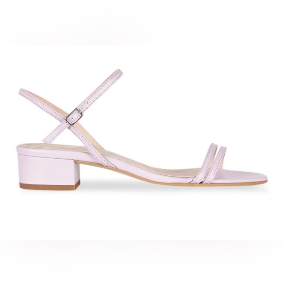 Augusta-Maisie Lilac Lambskin Leather Women’s Heeled Sandals EU 36 US 5.5